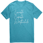 Lovable Capable Worthwhile canvas t