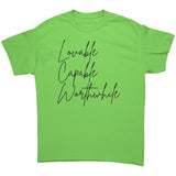 Lovable Capable Worthwhile shirt