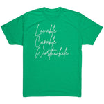 Tri Blend- Lovable Capable Worthwhile